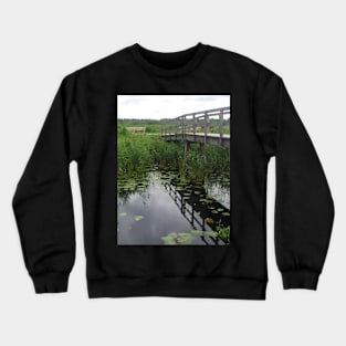 Bridge over ditch Crewneck Sweatshirt